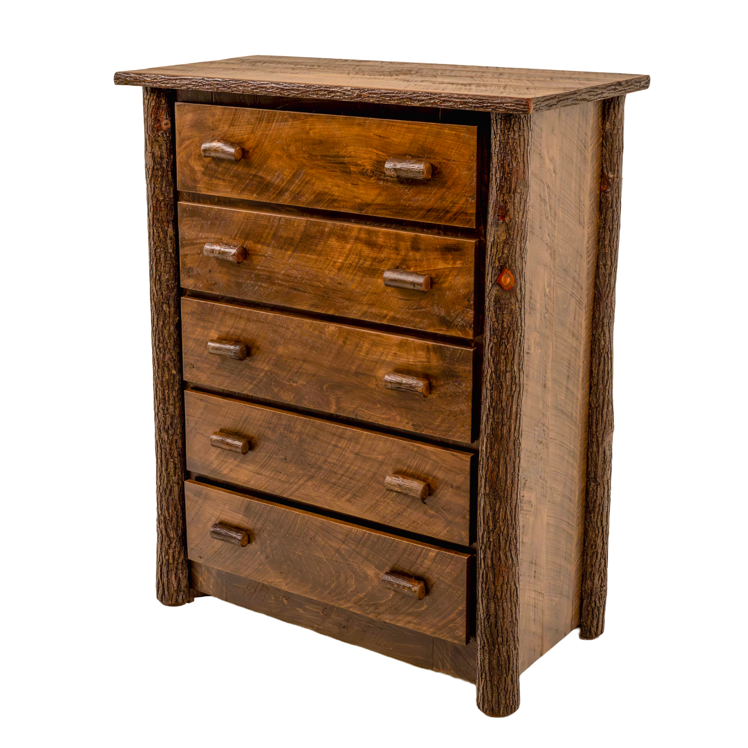 rustic live edge chest for bedroom