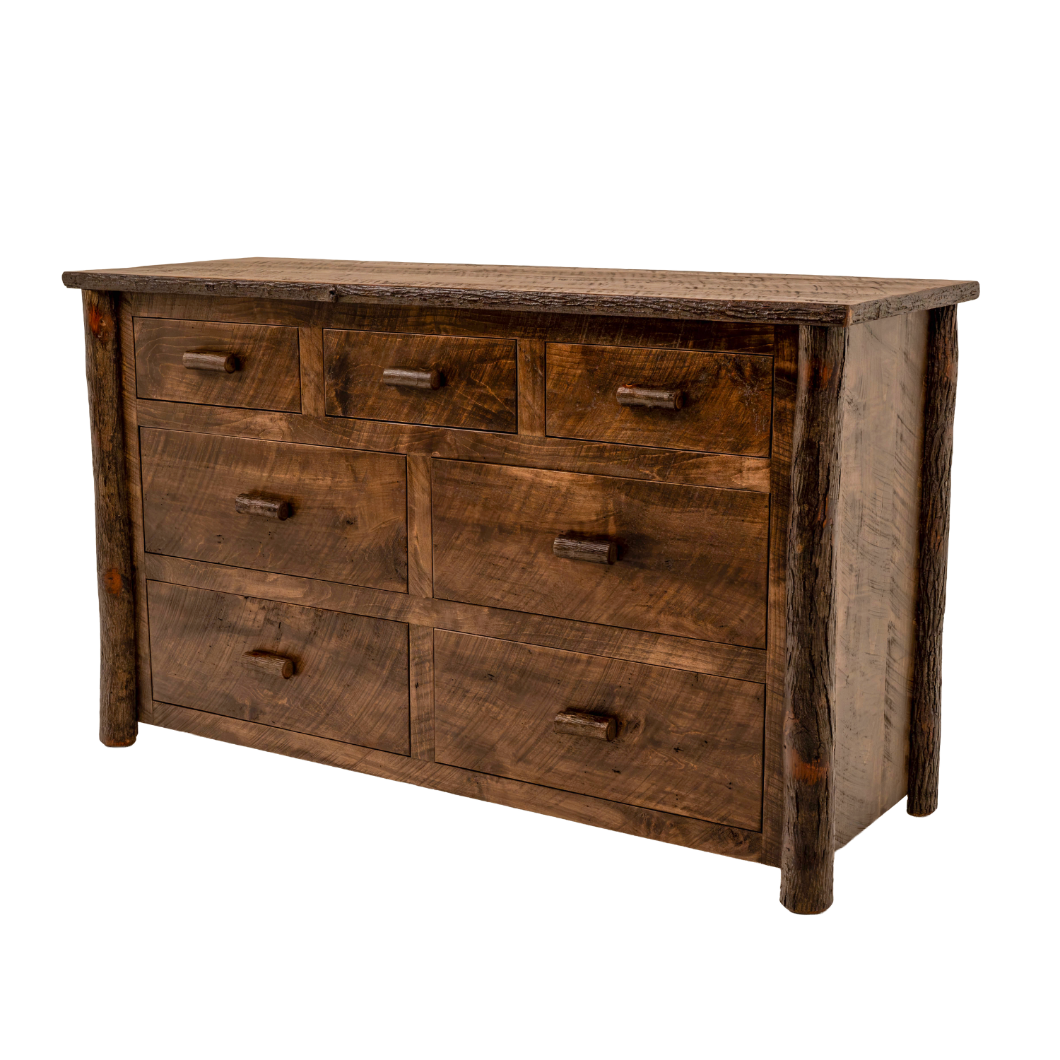 rustic live edge dresser for bedroom