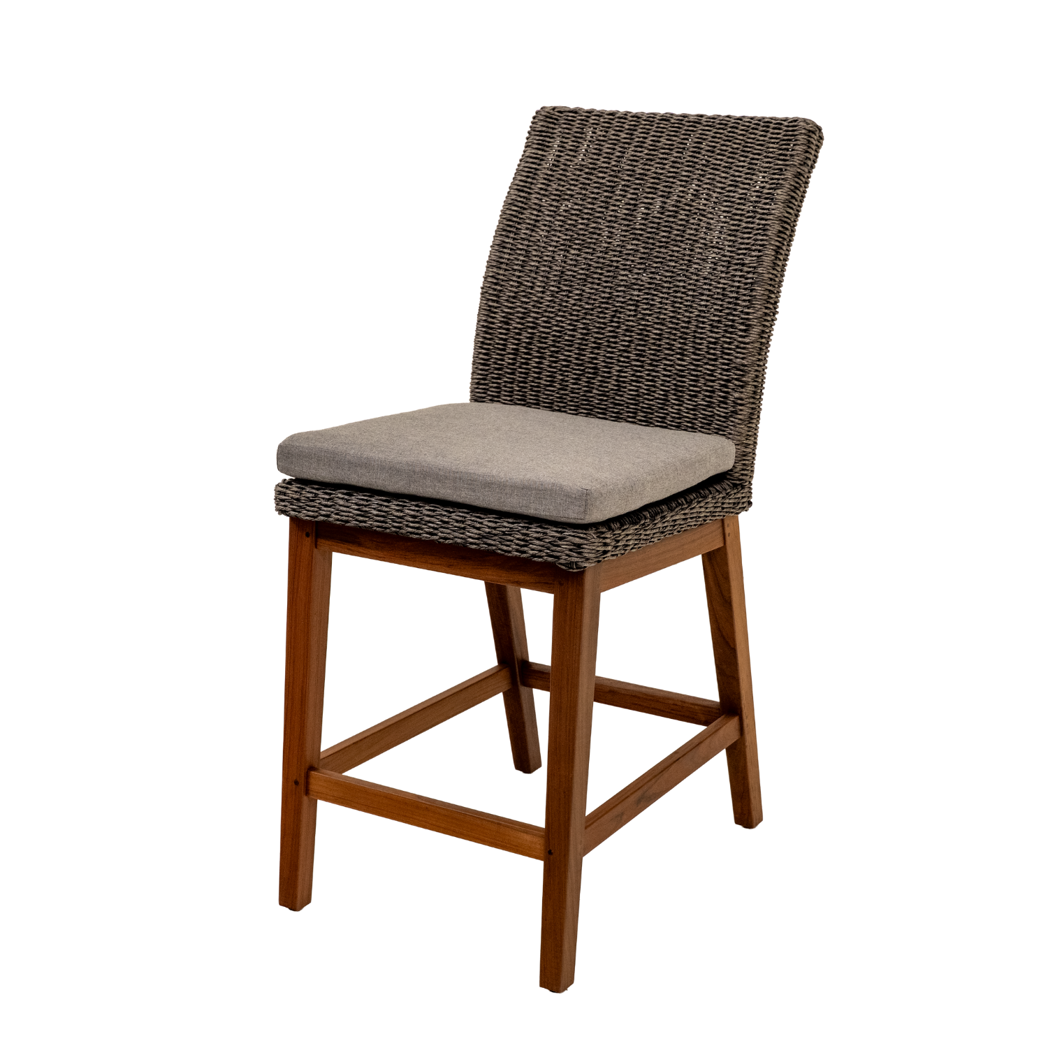 wicker counter chair for outdoor patio