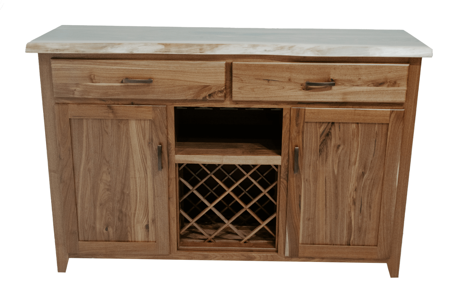 Buffet with top wine storage