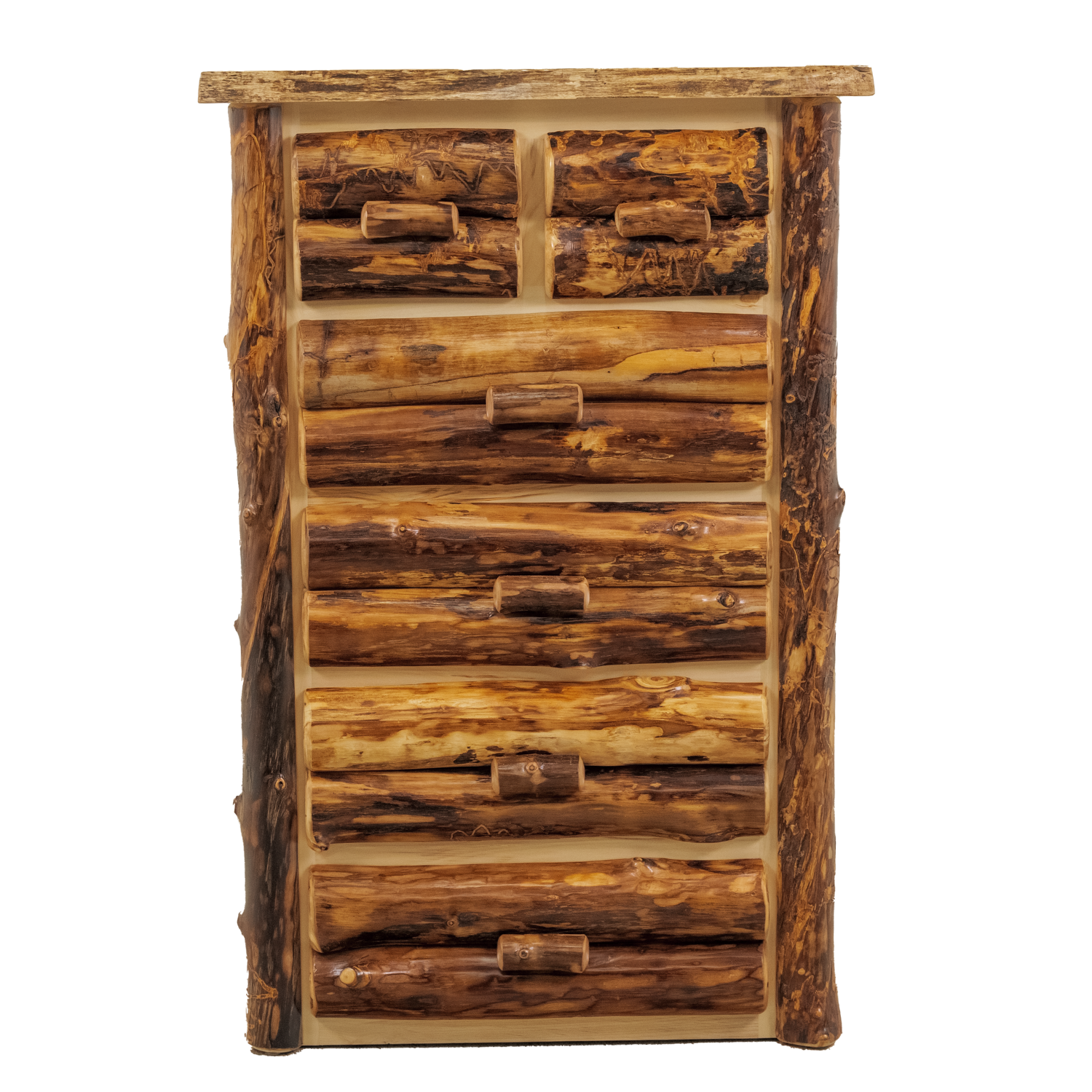 ASPEN LOG 6 DRAWER CHEST