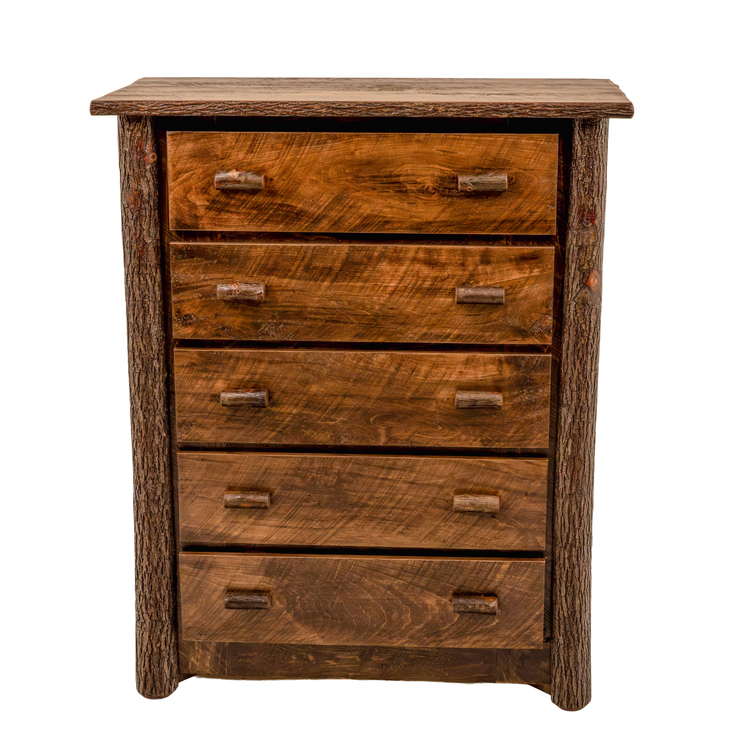 rustic live edge chest for bedroom