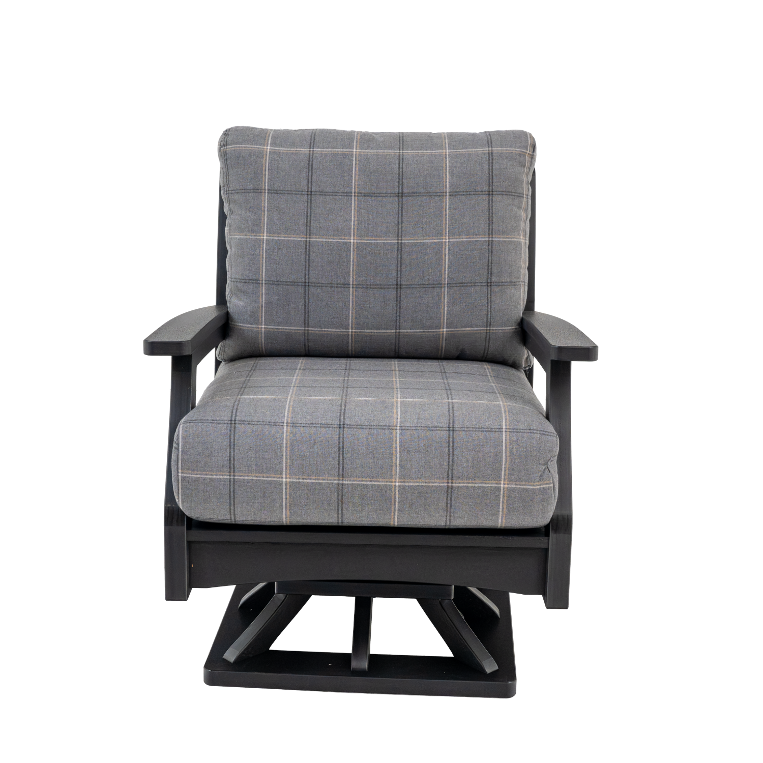 outdoor patio swivel rocker chair with sunbrella cushions