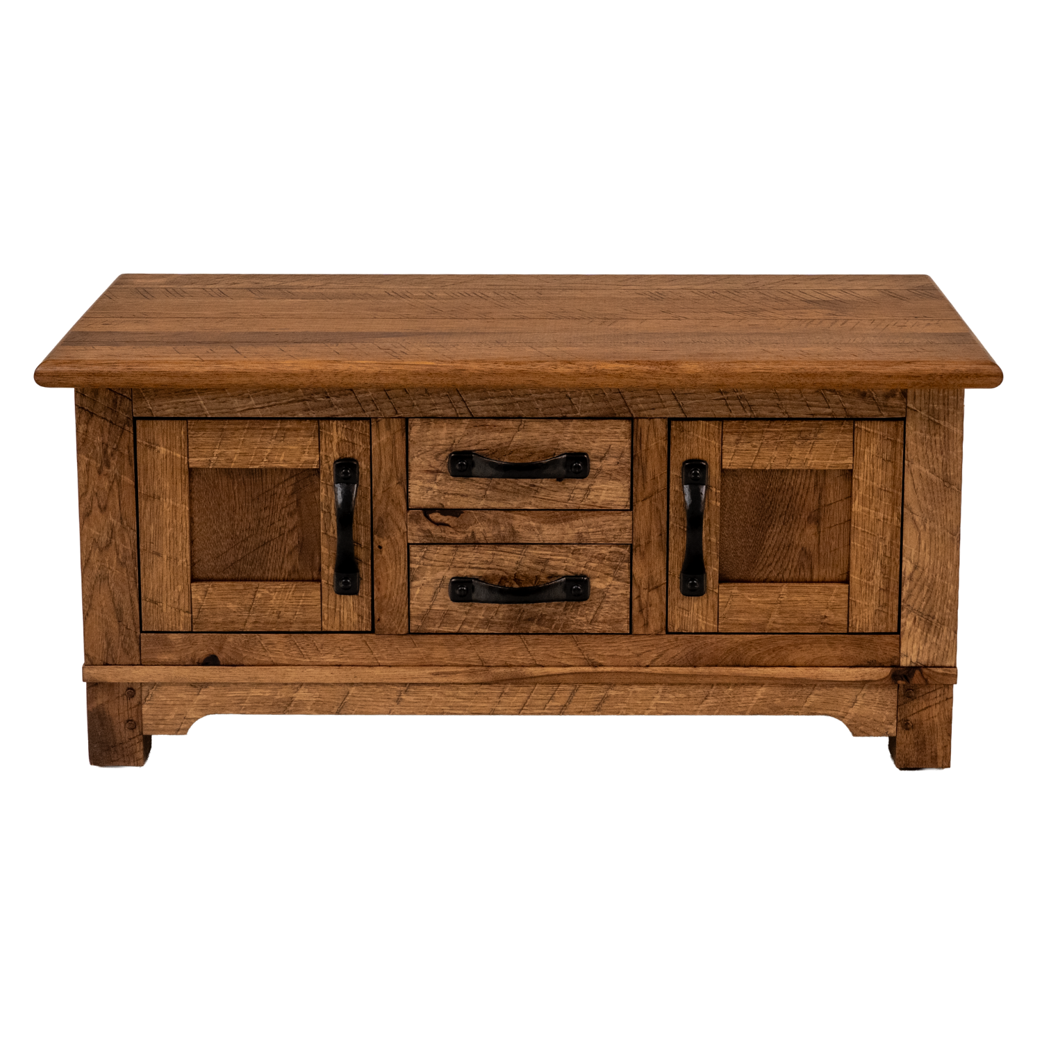 coffee table with drawers and doors for storage