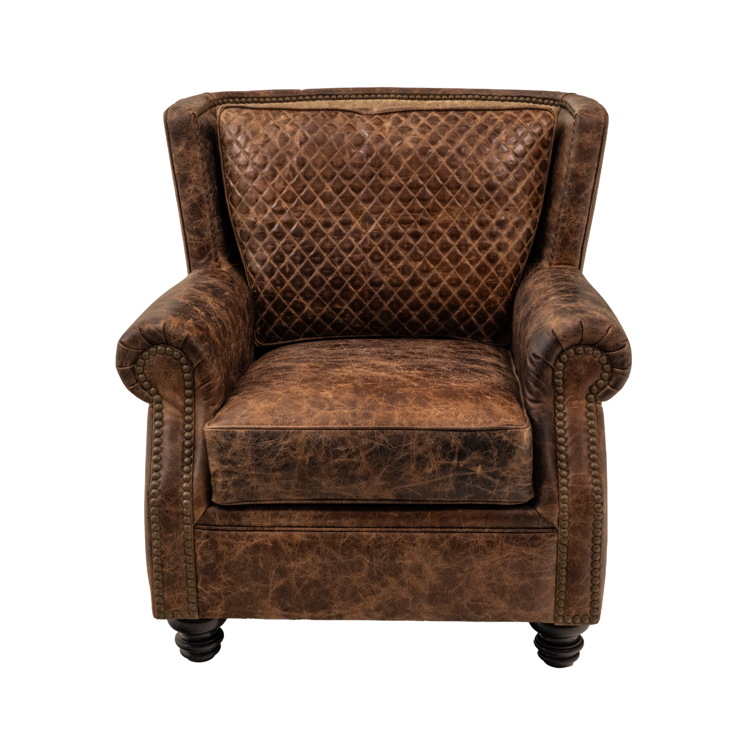 north american buffalo leather chair for living room