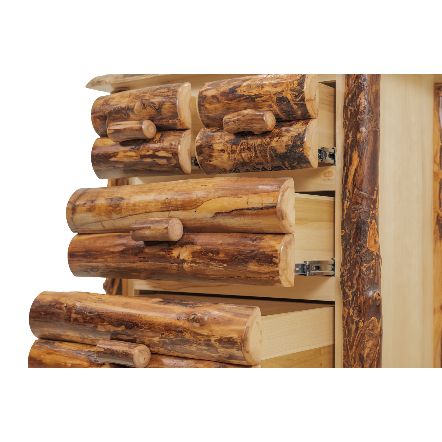 ASPEN LOG 6 DRAWER CHEST
