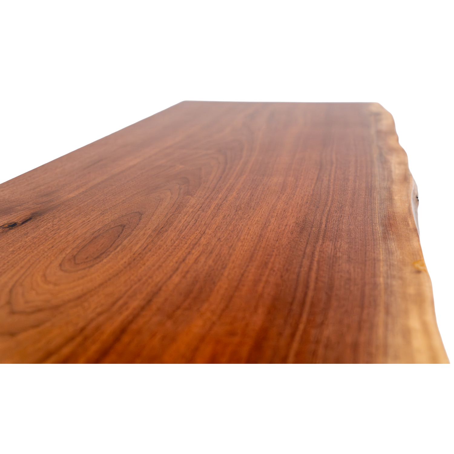 black walnut waterfall live edge buffet