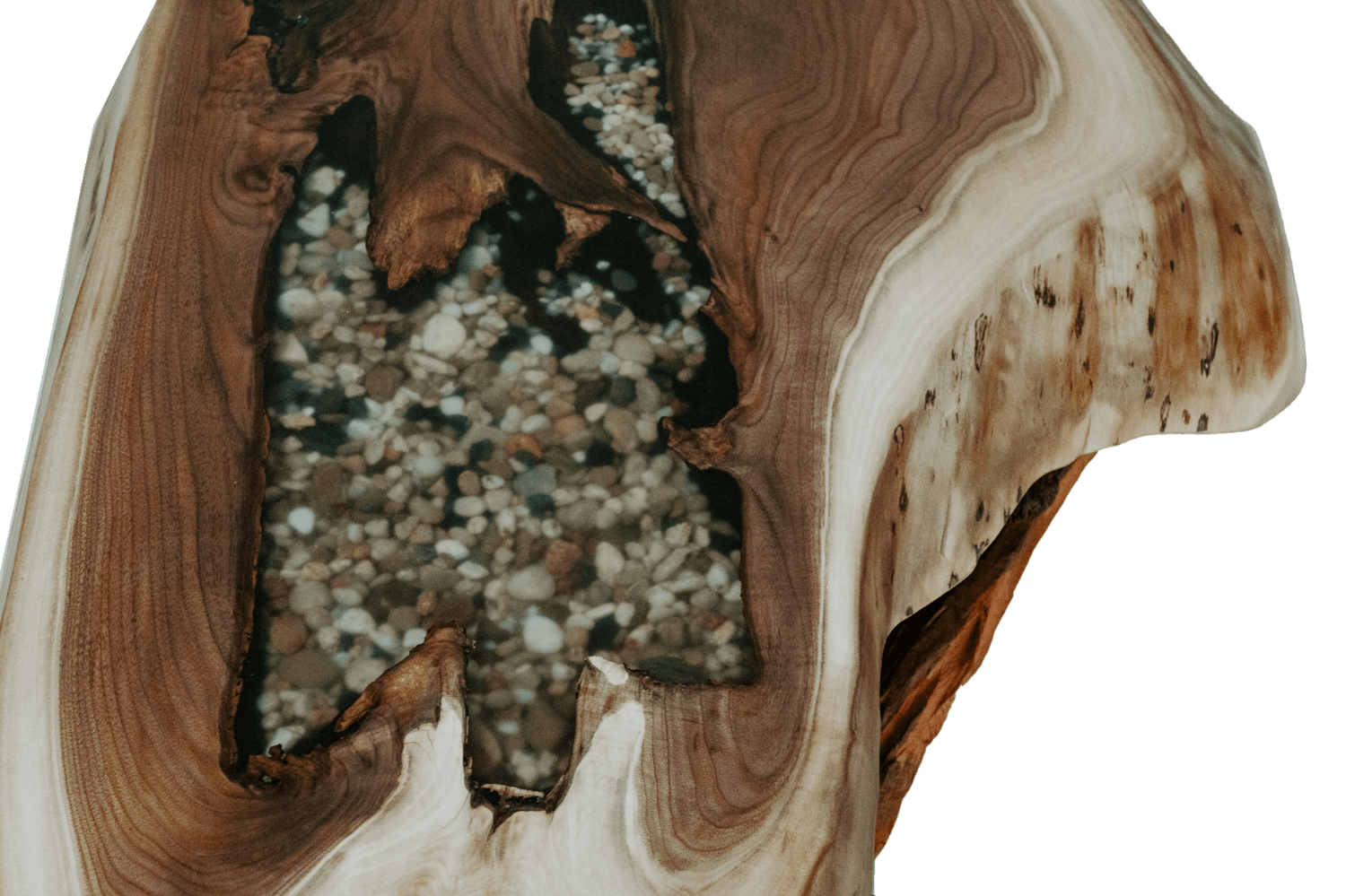 Driftwood Rock Coffee Table