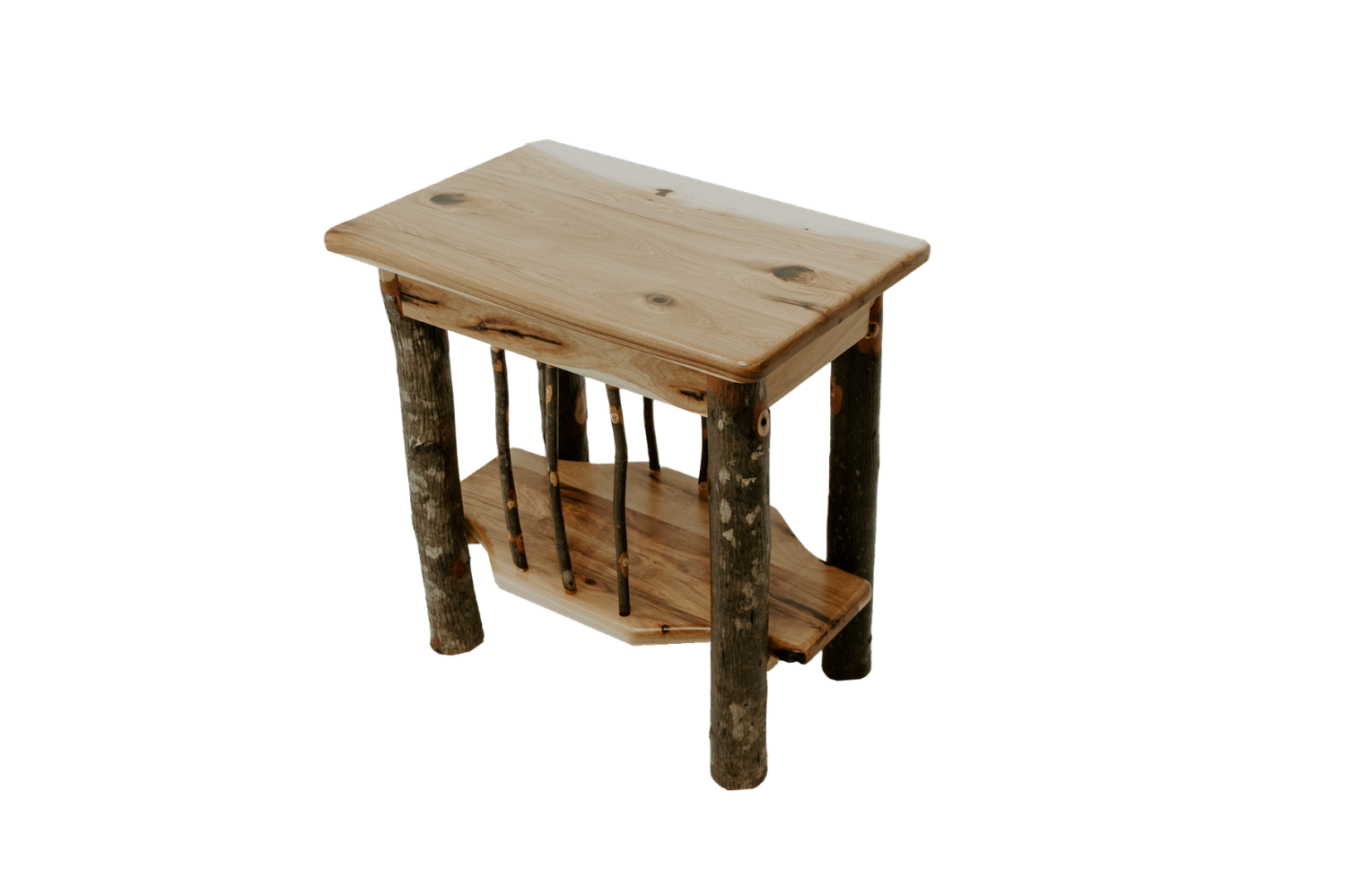 Hickory Chairside Table