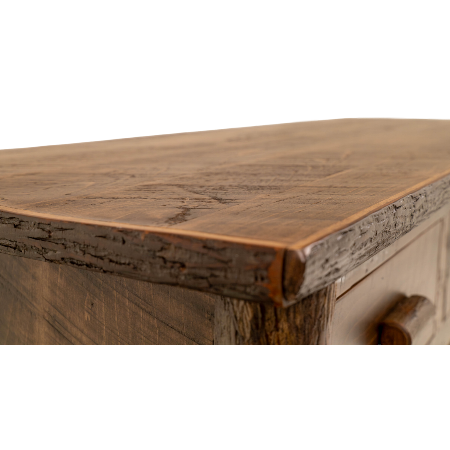 rustic live edge dresser for bedroom