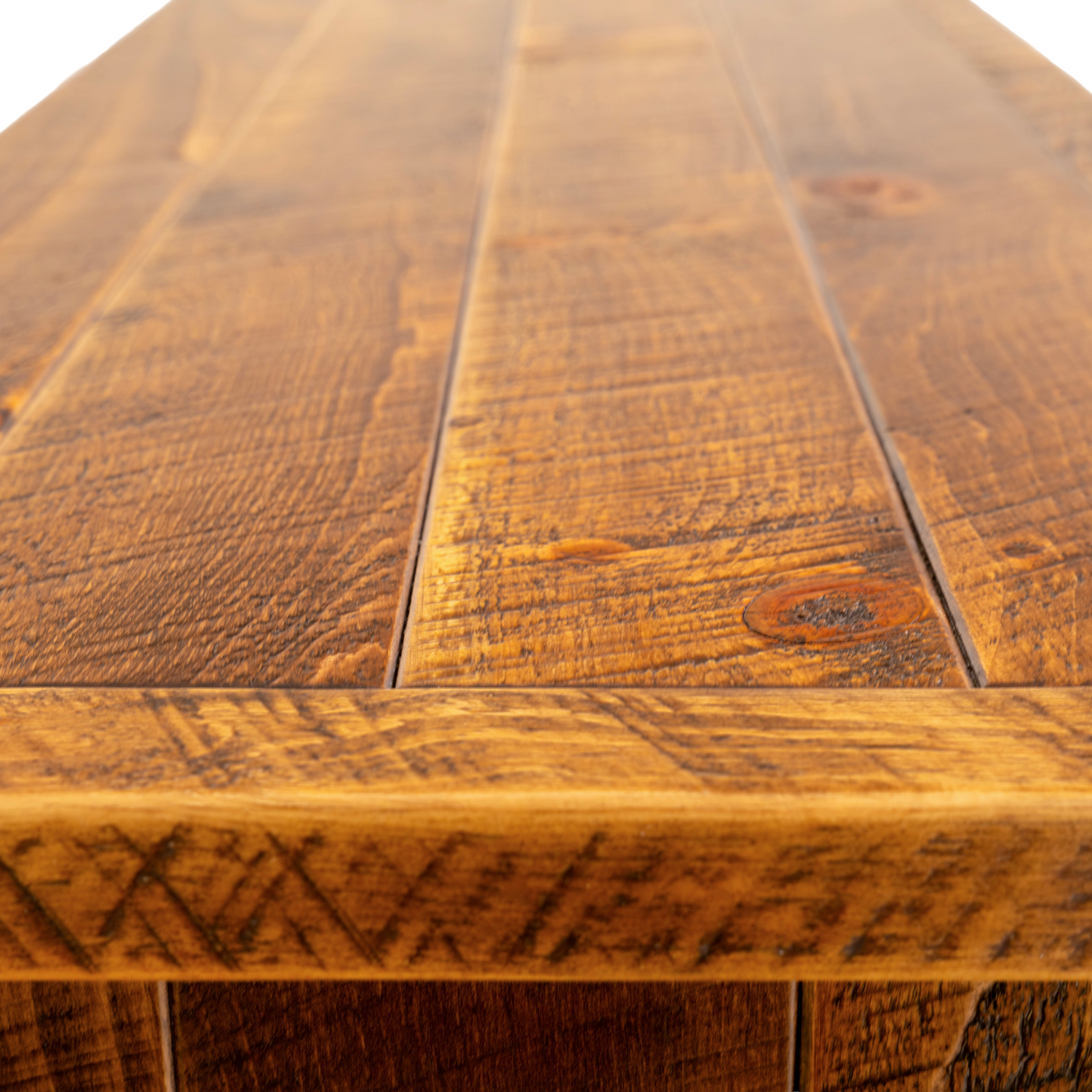 rough sawn barnwood dresser made with solid pine