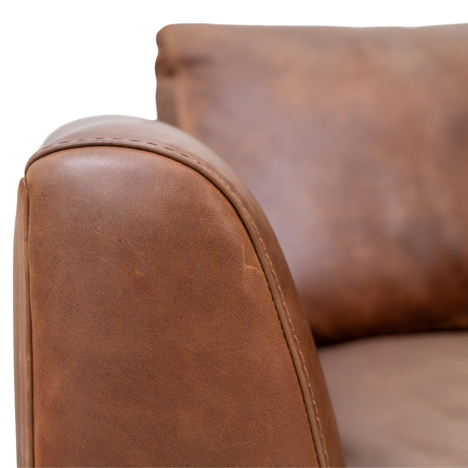 custom leather sofa