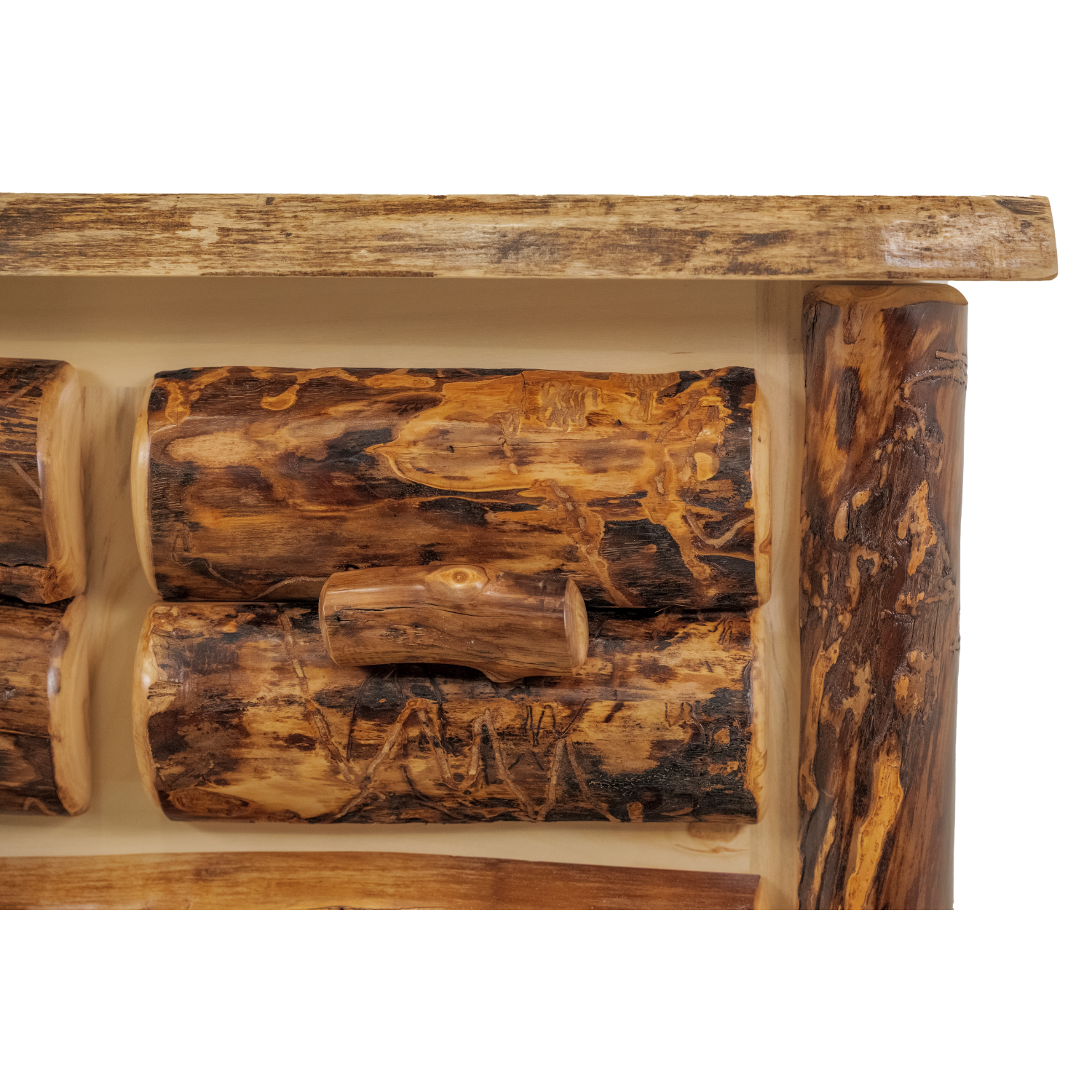 ASPEN LOG LIVE EDGE CHEST