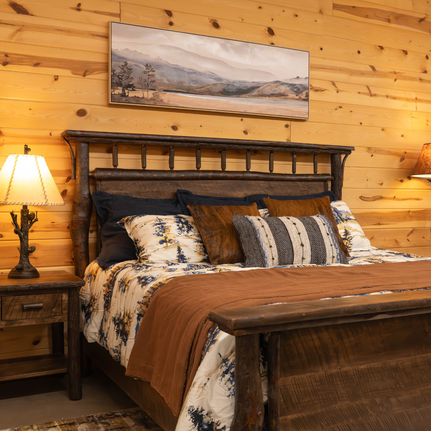 rustic cabin bedroom set