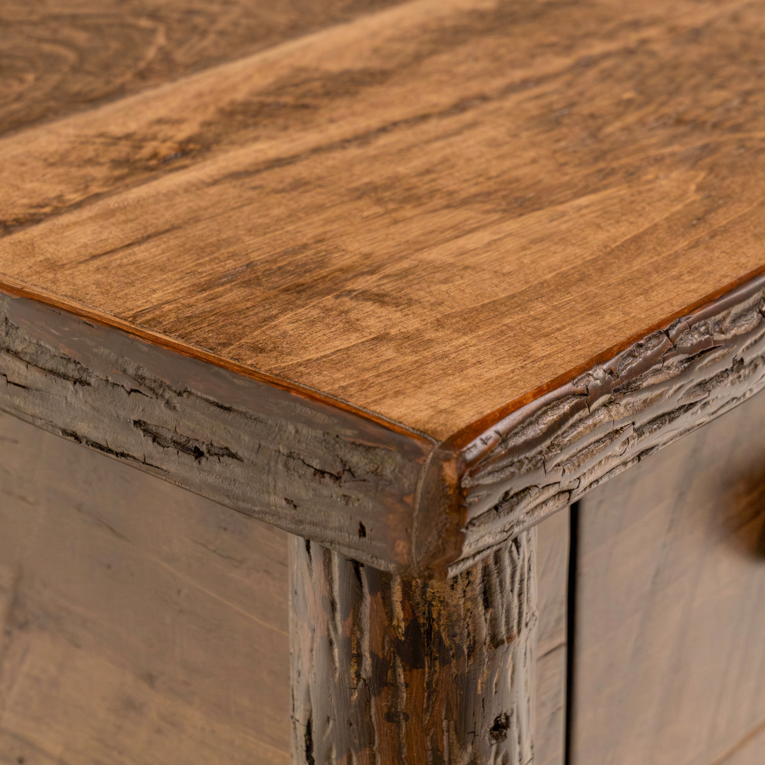live edge nightstand for bedroom