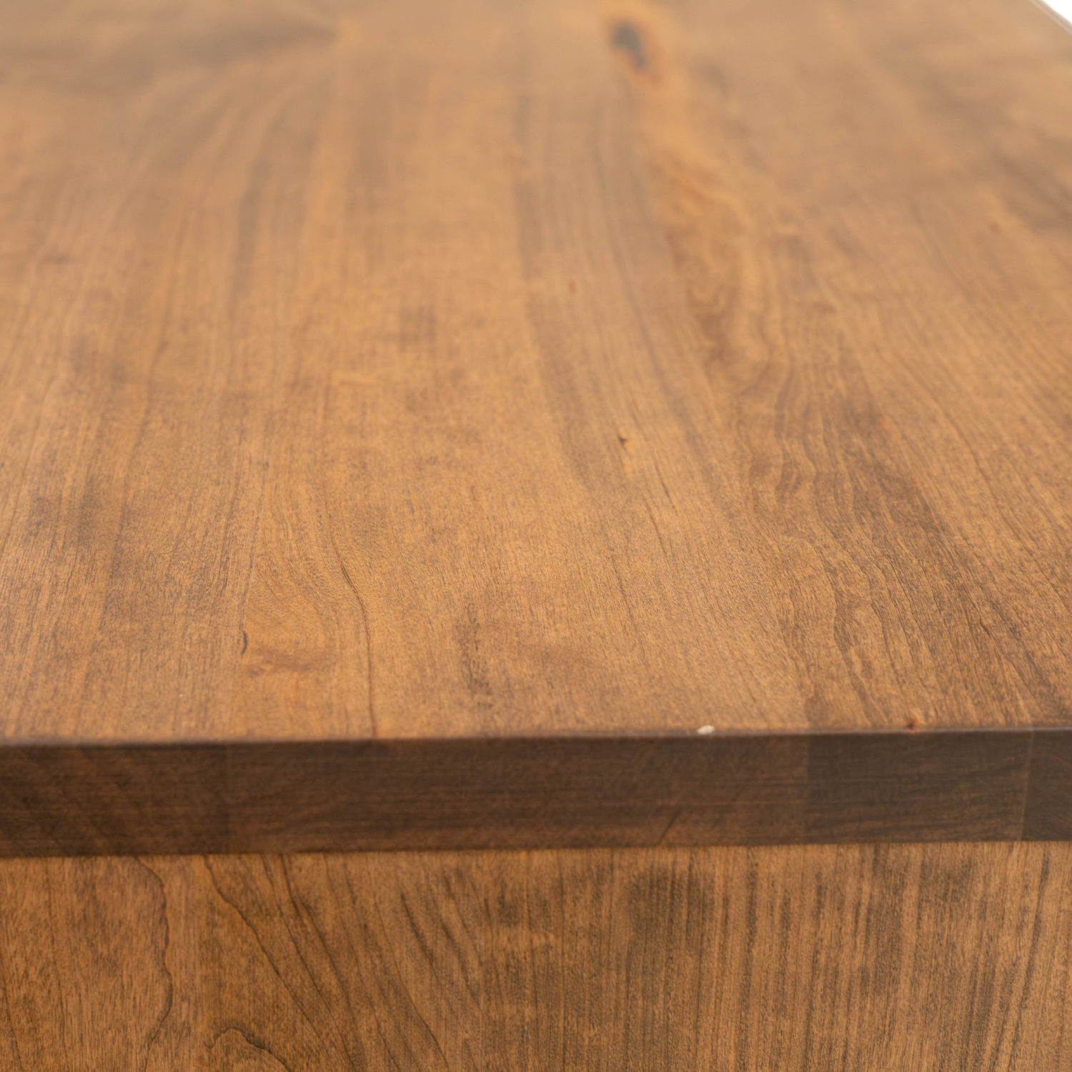live edge nightstand with matte black metal base
