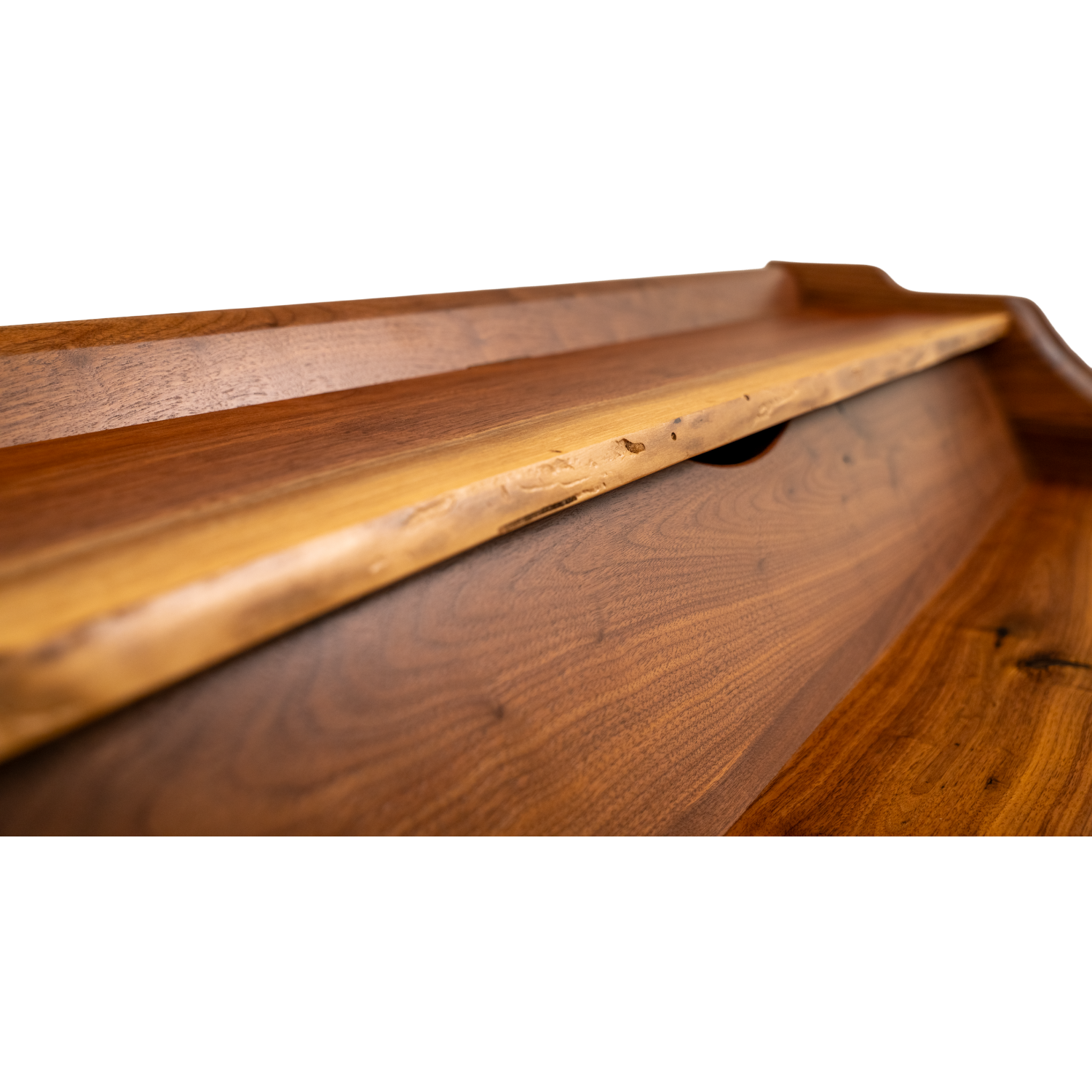 black walnut live edge desk