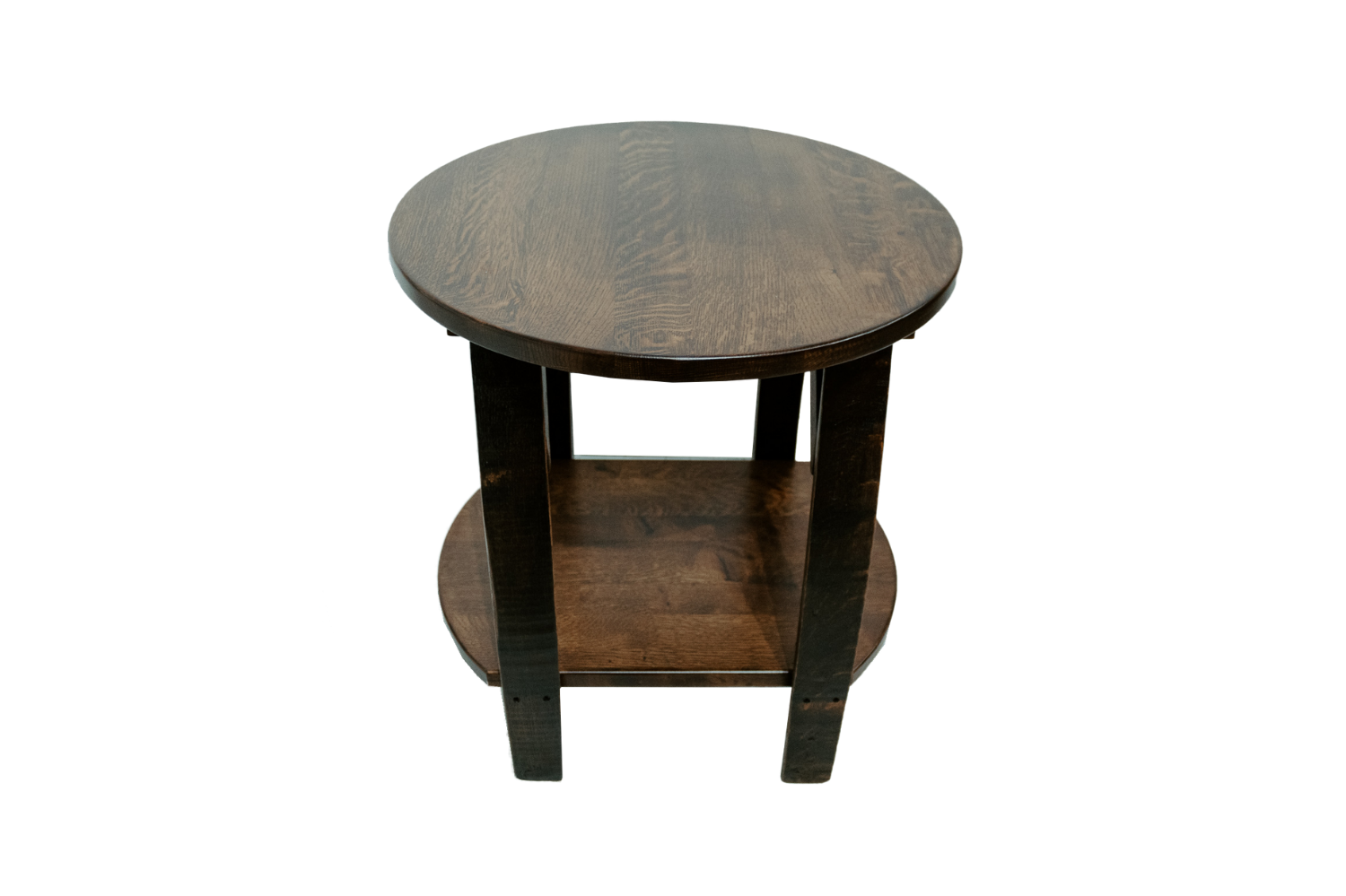 Lift-Top Barrel End Table