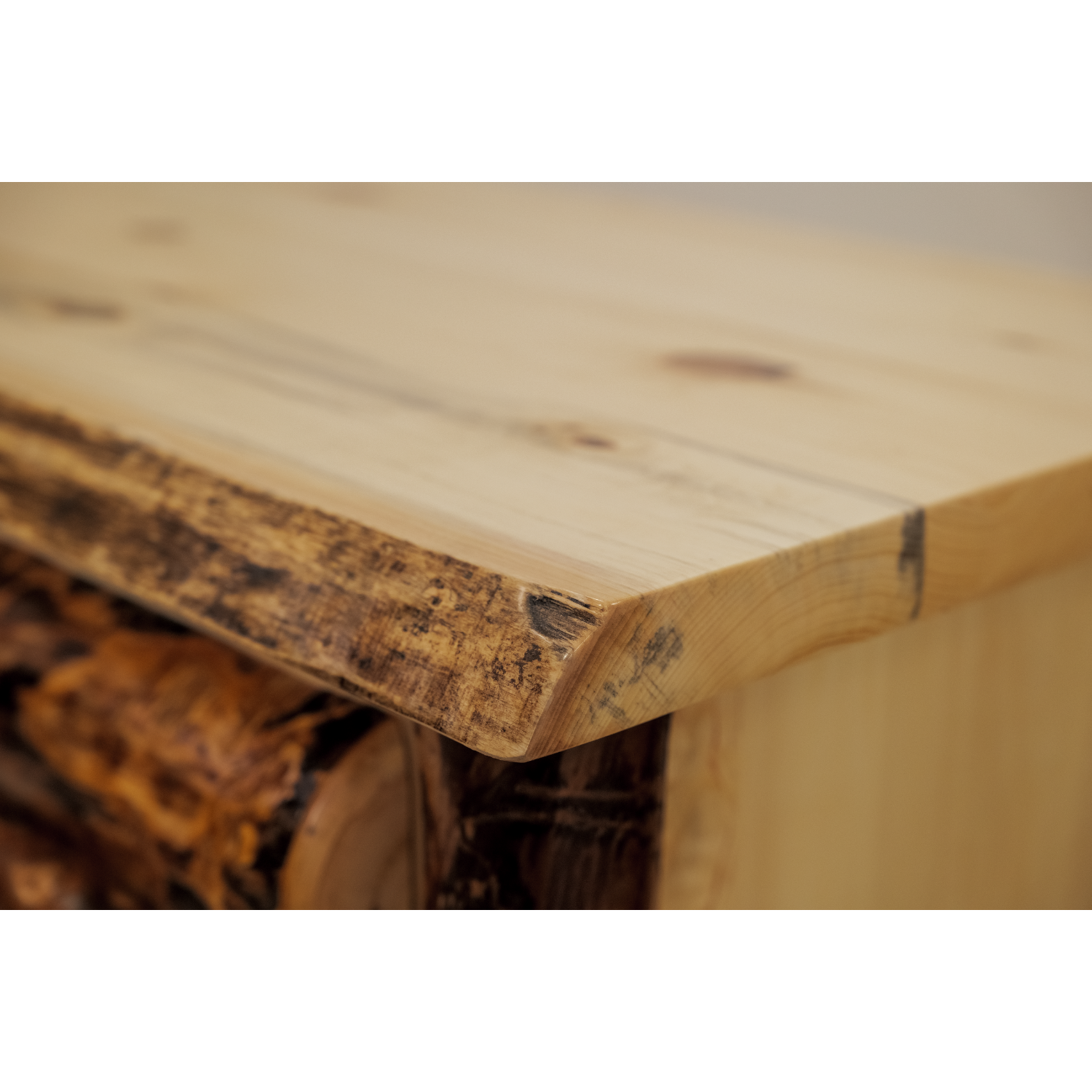 ASPEN LOG LIVE EDGE CHEST