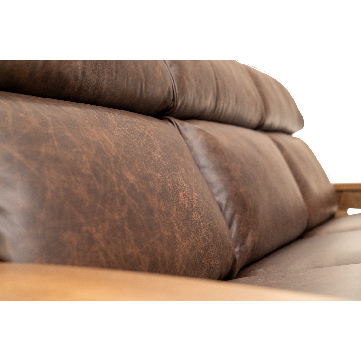 Dallas leather reclining sofa