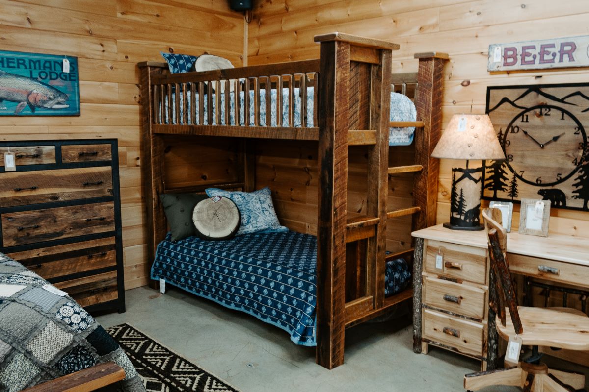 Barnwood Bunk Bed