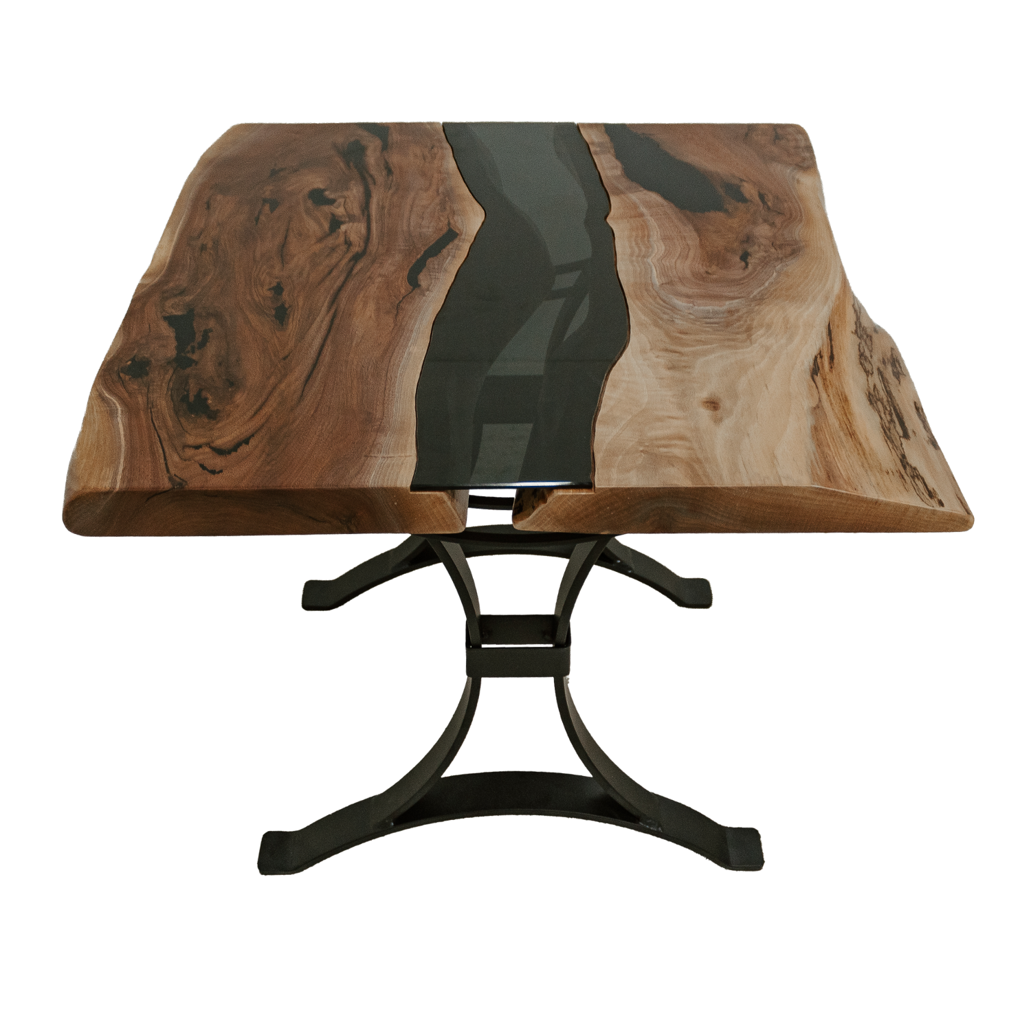 Glass River Walnut End Table