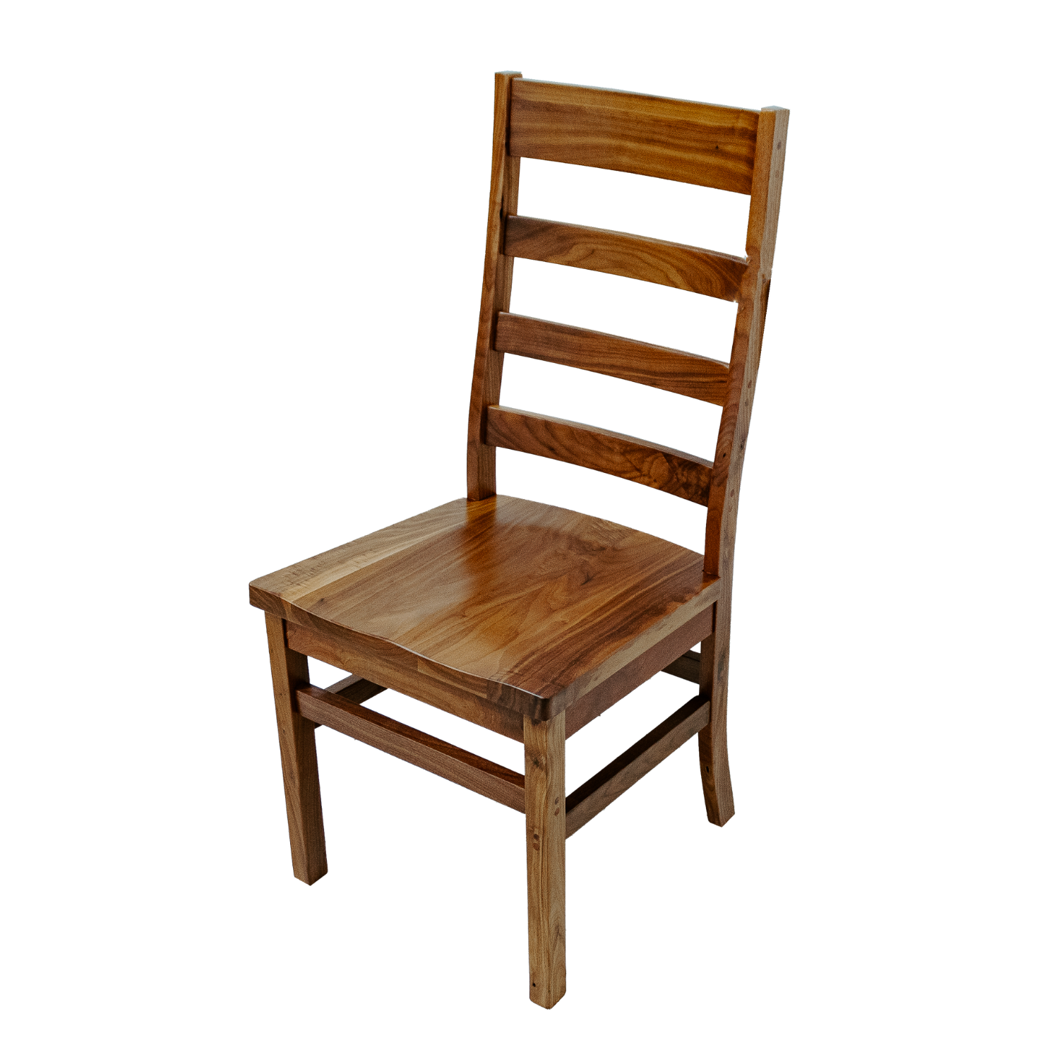 Ladder Back Walnut Chair