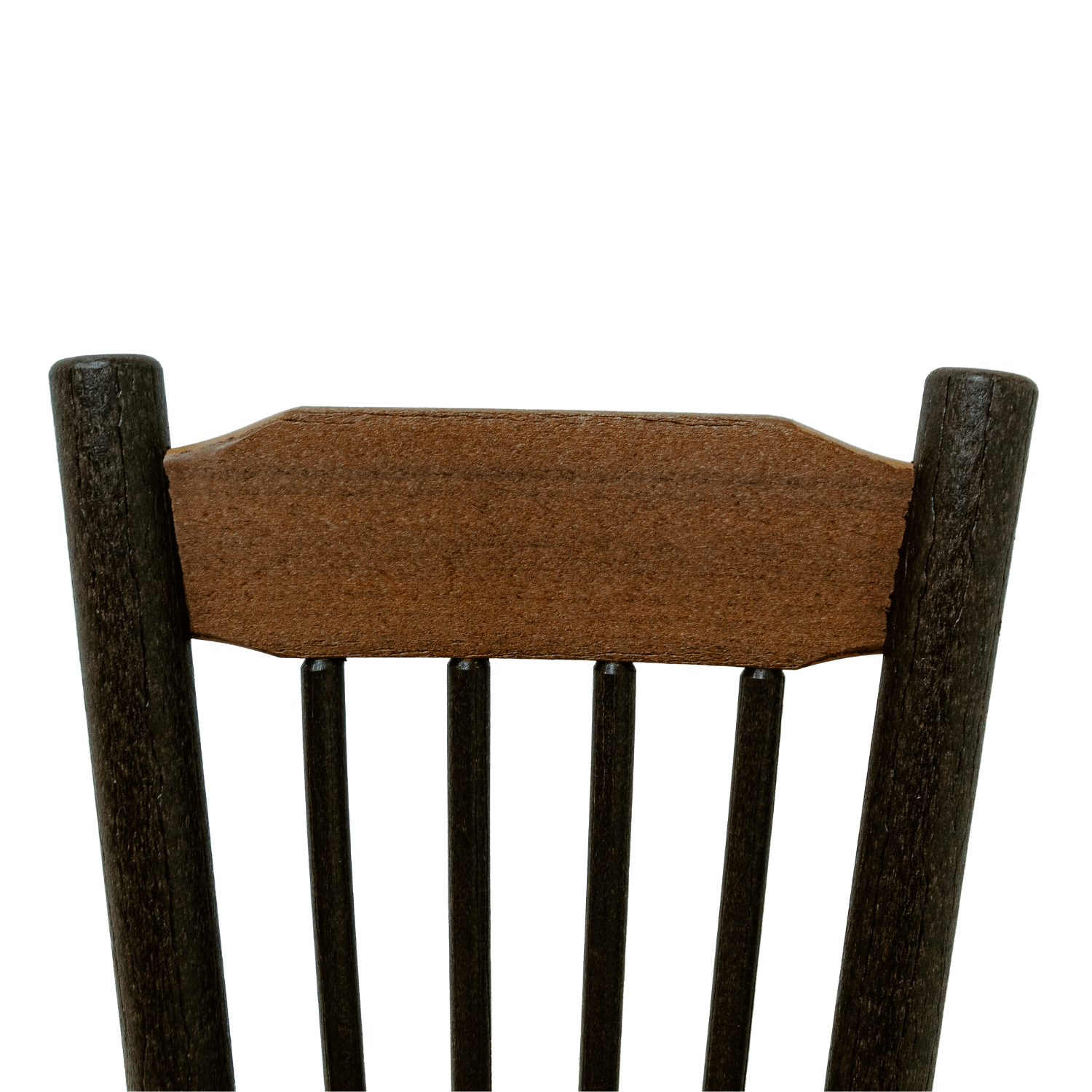 Poly Log Mahogany Dining Chair