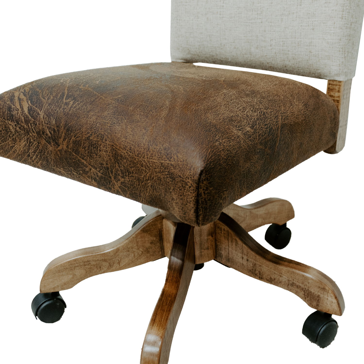 Rough Sawn Maple Office Chair