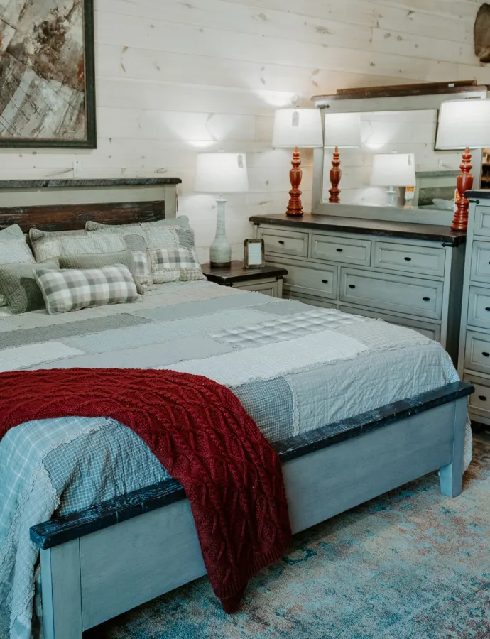 Farmhouse London Fog Bedroom Suite