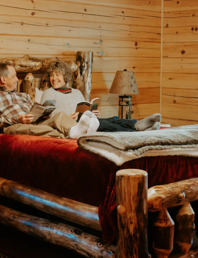 Aspen Log Bed