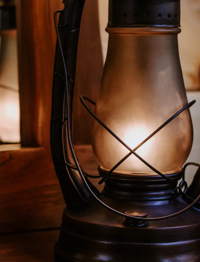 lantern Rustic Decor Lamp Nightlight