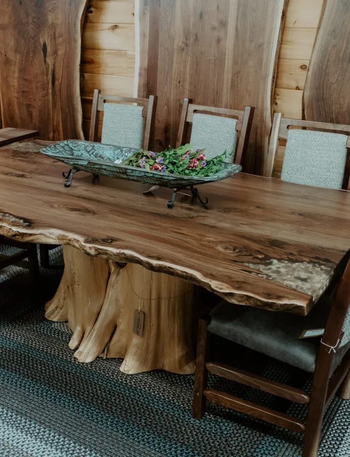 Black Walnut Slab Table