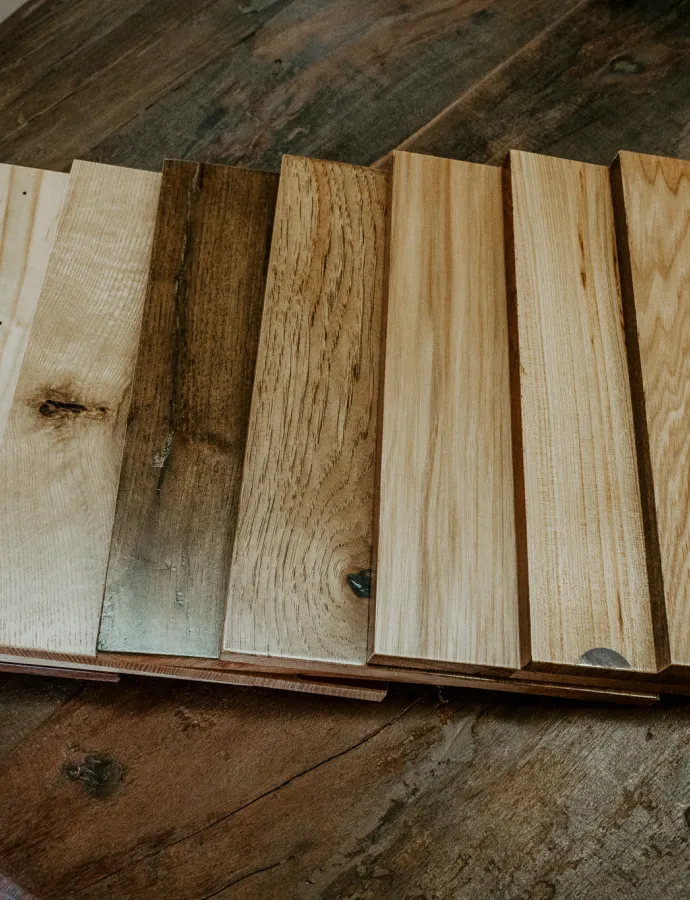 wood slab stain options samples
