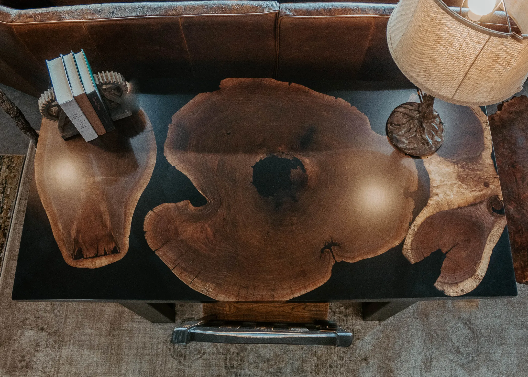 Black Epoxy Desk