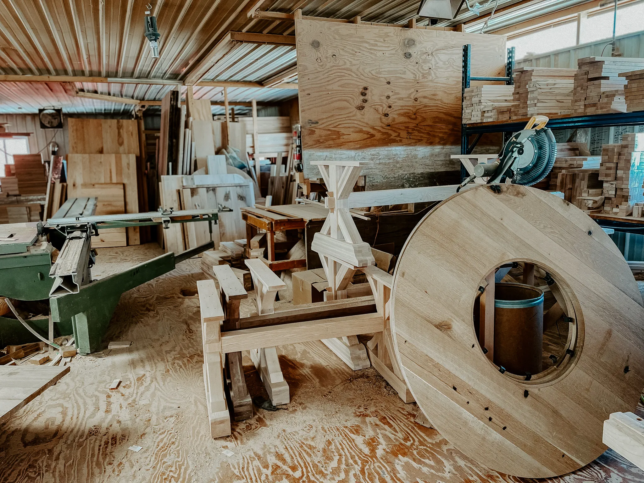 amish woodshop furniture usa made 