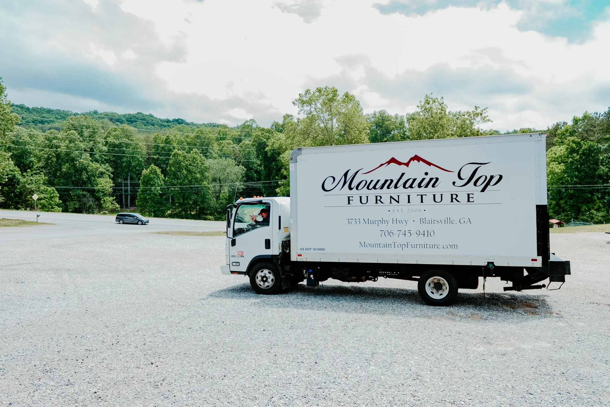 white glove delivery service in home mountain top furniture