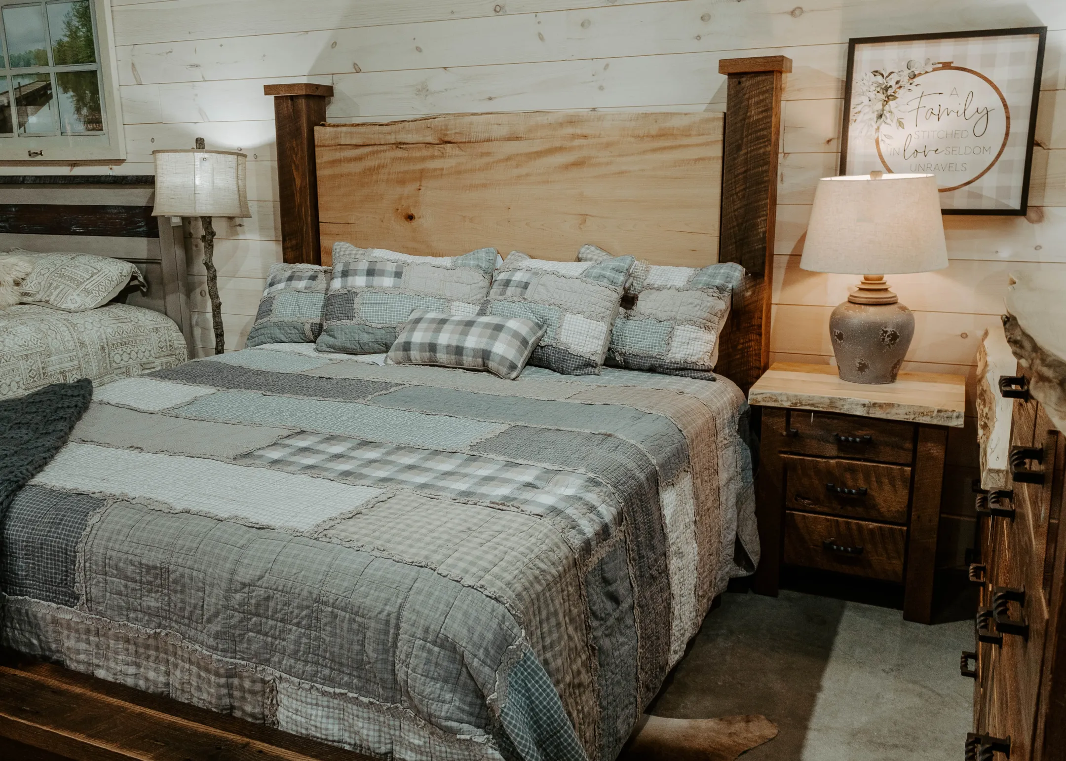 modern rustic bedroom maple slab blairsville ga rustic furniture