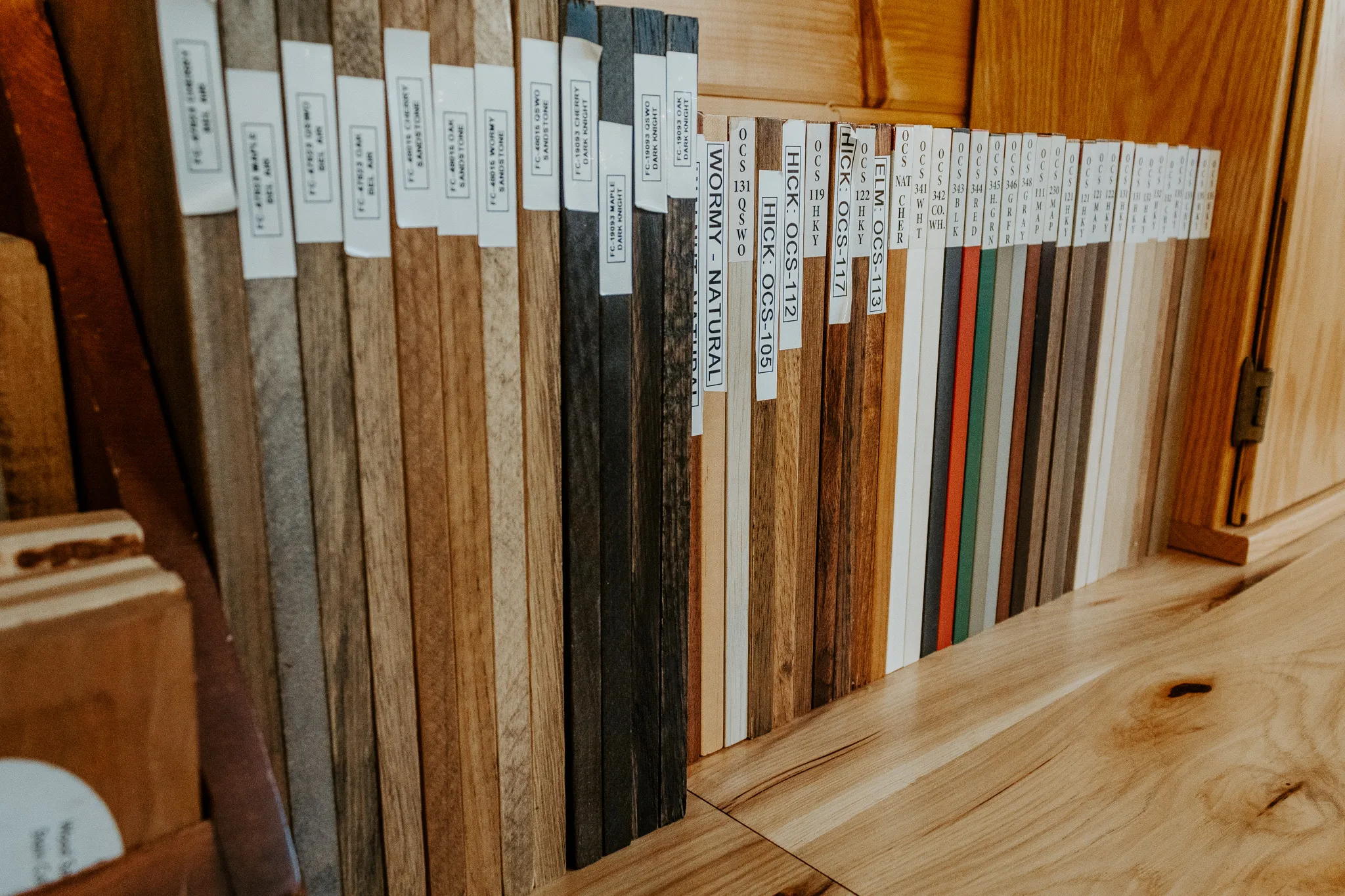custom stain options amish made furniture