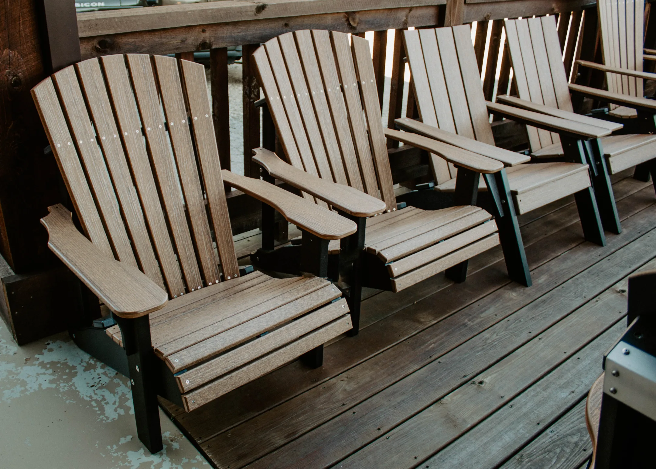 recyled plastic poly lumbar material outdoor furniture chair