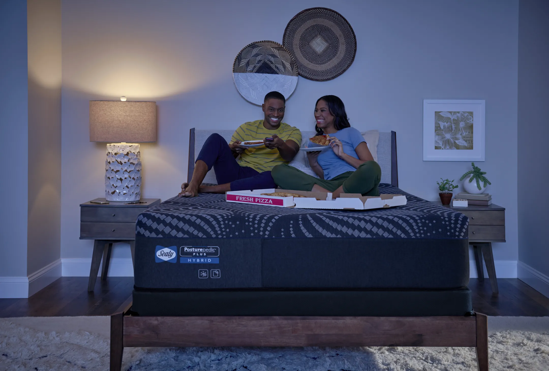 Couple on Sealy Mattress