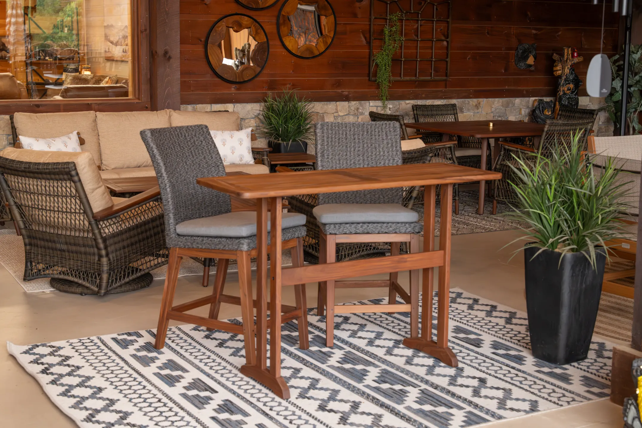 ipe wood outdoor patio furniture
