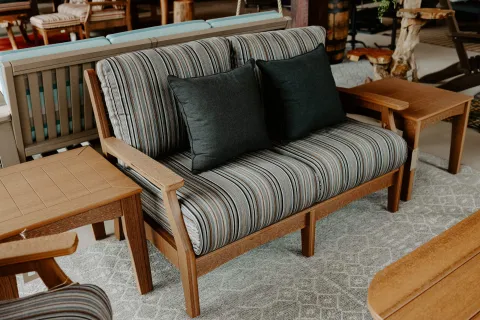 Classic Terrace Stone Loveseat
