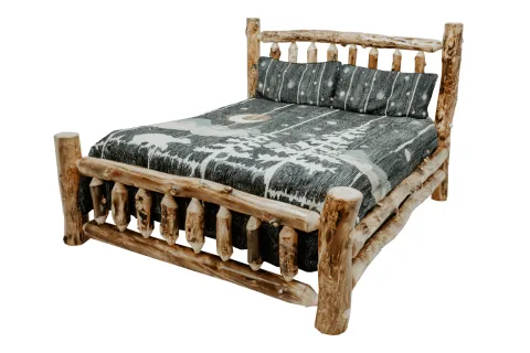 Aspen Log Bed