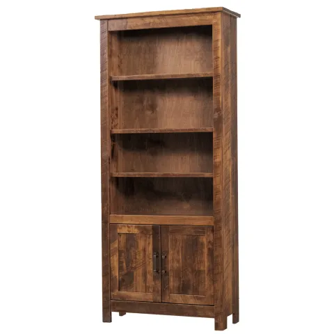 solid wood bookcase