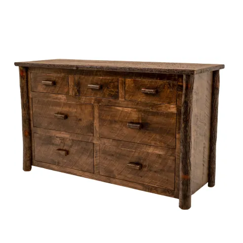 rustic live edge dresser for bedroom