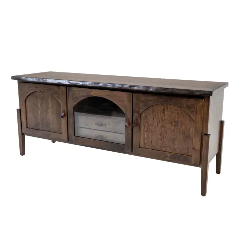live edge tv stand