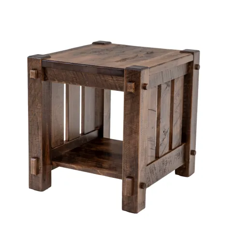 craftsman style end table for living room