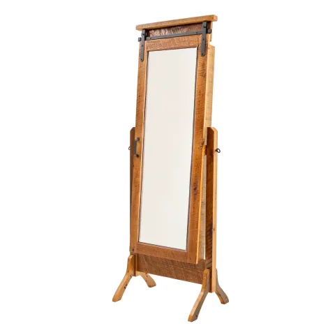 barnwood cheval jewelry mirror
