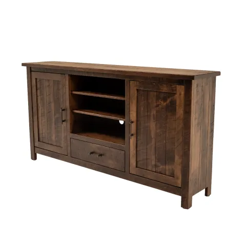 rough sawn maple tv stand